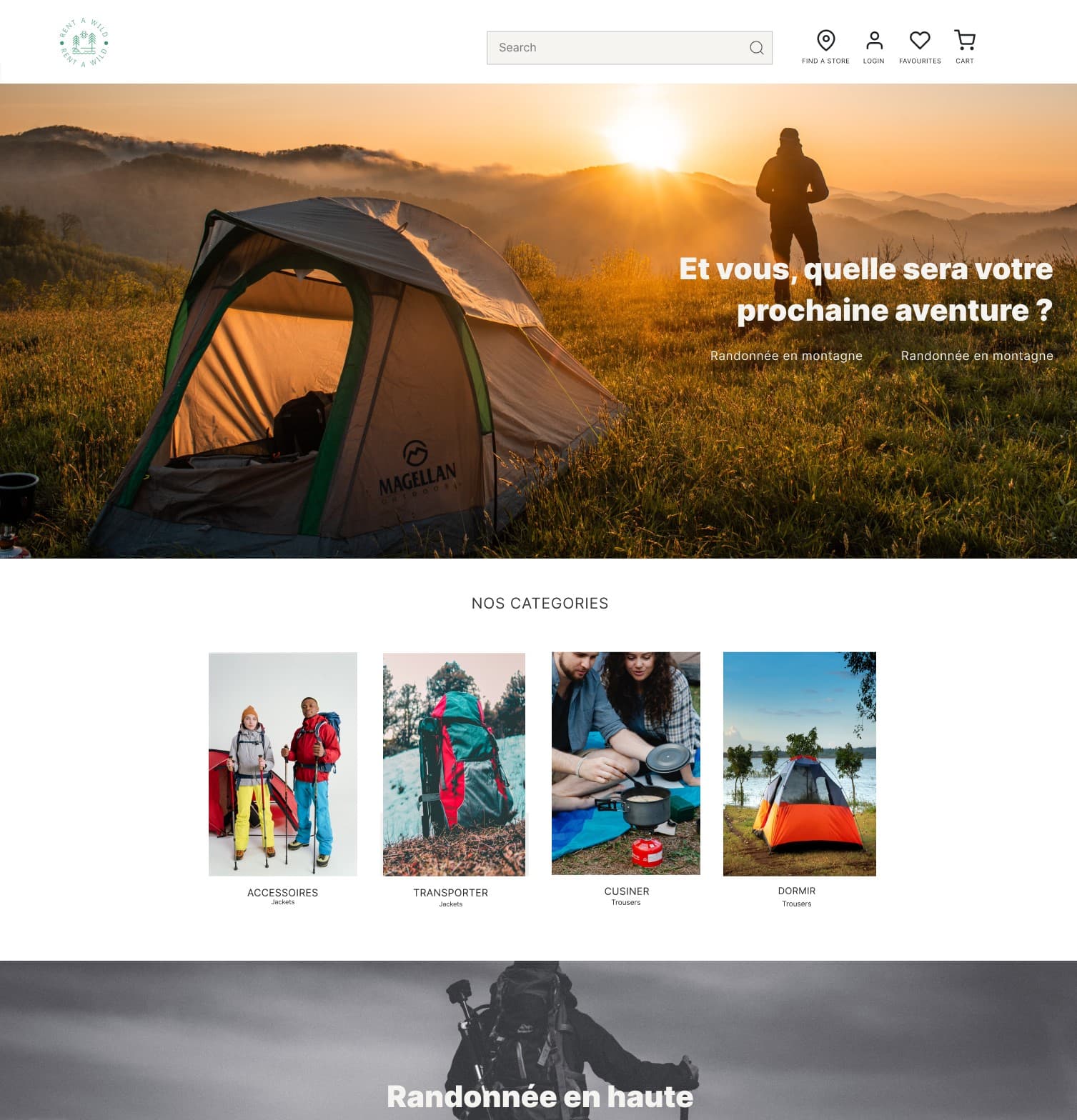 Rentawilder home page preview